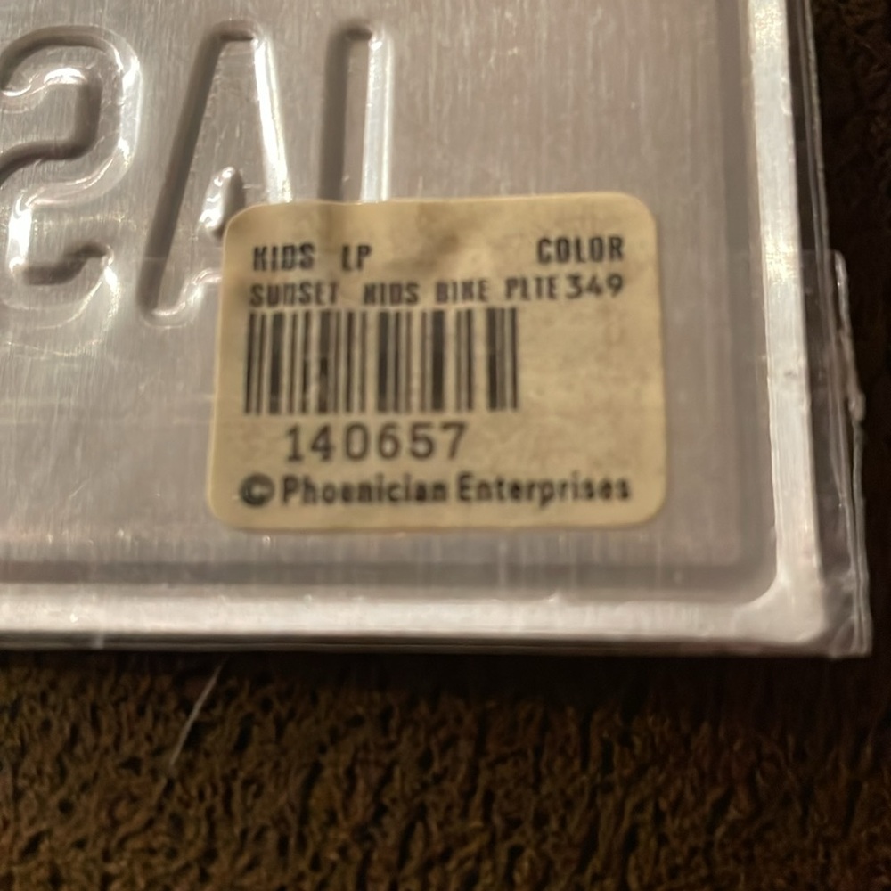 NWT Jasmine Arizona Grand Canyon State bike license plate cactus desert sunset - Picture 3 of 5